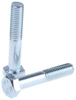 279-600 RS PRO Bright Zinc Plated Steel, Hex Bolt, M8 x 45mm