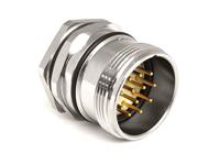 pxmbni23fpm19asc Bulgin Circular Connector, 19 Contacts, Front, M23 Connector, Plug, Male, IP67, Buccaneer M23 Series