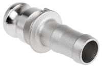 307-279 RS PRO Hose Connector, Straight Camlock Adaptor 1in 1in ID, 17 bar