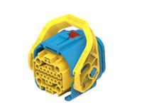 2405007-4 TE Connectivity, DEUTSCH NTSEAL Automotive Connector Blue Cable Mount 26 Way