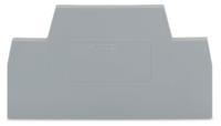 281-340 WAGO 281 Series End And Intermediate Plate for Use with Rail Mount Terminal Blocks