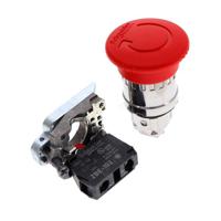 xb4bs8442 Schneider Electric Harmony, Red, Twist to Reset 40mm Mushroom Head Emergency Button