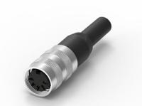 210-0198 RS PRO 5 Pole Din, 5A, 250 V IP40, Screw Lock, Female, Cable Mount