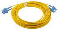 536-6670 RS PRO SC to SC Duplex Single Mode OS1 Fibre Optic Cable, 9/125μm, Yellow, 10m