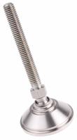 a080002 Nu-Tech Engineering M8 Stainless Steel Adjustable Foot, 450kg Static Load Capacity 10° Tilt Angle