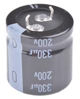 lgu2d331mela Nichicon 330μF Aluminium Electrolytic Capacitor 200V dc, Snap-In - LGU2D331MELA