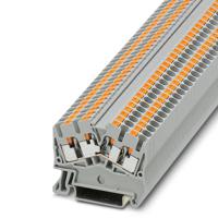 3211993 Phoenix Contact  PTS 2.5-QUATTRO Series Grey, 0.14 → 4mm², Single-Level, Push In Termination, ATEX, IECEx
