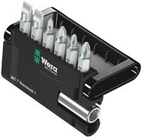05056295001 Wera 7 Pieces, Hexagon, Phillips, Pozidriv, Slotted