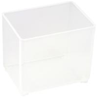 100274 Raaco Transparent PP Compartment Box, 47mm x 39mm x 55mm