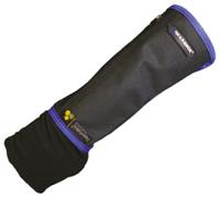 hexag8tw-10 Polyco Healthline Black Reusable SuperFabric Arm Protector for Needle Resistant Use, 8in Length, XL