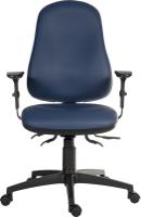 625-805 RS PRO Blue Polyurethane Operator Chair, 150kg Weight Capacity