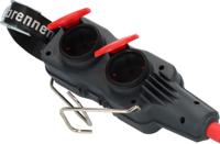 9162151160 brennenstuhl 15m 4 Socket Type E - French Extension Lead, 230 V, IP54