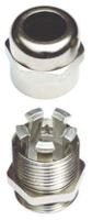 r1223240r SIB WADI-TEC Series Metallic Nickel Plated Brass Cable Gland, M32 Thread, 13.5mm min., 18mm max., IP68