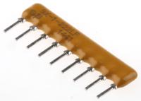4609x-101-222lf Bourns, 4600X 2.2kΩ ±2% Bussed Resistor Array, 8 Resistors, 1.13W total, SIP, Through Hole