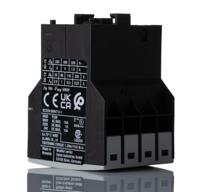 101044-dila-xhit22 Eaton Auxiliary Contact, 4 Contact, 2 N/O, 2 NC, Front Fixing, 9, 12, 15, DILL, DILM7, MSC-D, MSC-R