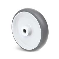 325-200-050l10 Guitel Hervieu Grey Thermoplastic Rubber Impact Resistant, Quiet Operation Trolley Wheel, 40kg