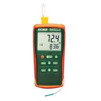 ea11a Extech EA11A Handheld Thermometer for Temperature measurement Use, K Probe, 1 Input(s), +1999°F Max, ±0.3 % Accuracy