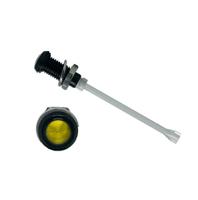 rhd-1890-f9pzy67pr RHD-1890-F9PZY67PR Bivar, Panel Mount Vertical LED Light Pipe, Yellow Round Lens