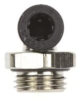 3199-06-13 Legris LF3000 Series Elbow Threaded Adaptor, G 1/4 Male to Push In 6 mm, Threaded-to-Tube Connection Style