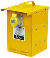 cmht-3 Carroll & Meynell 3kVA Site Transformer, 230V ac Primary, ±55V ac Secondary, 27A O/P
