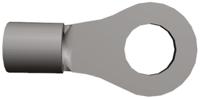 30692 TE Connectivity, Budget Uninsulated Ring Terminal, M4 (#8) Stud Size, 0.26mm² to 1.65mm² Wire Size