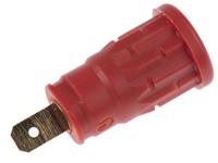 972361101 Hirschmann Test & Measurement Red Female Banana Socket, 4 mm Connector, 24A, 1000V ac/dc, Gold Plating