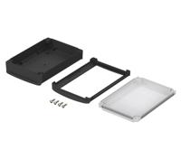48334351hmt1 Bopla BoVersa Series Black, Transparent Polycarbonate General Purpose Enclosure, 180 x 120 x 52mm