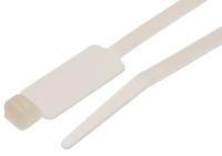 812-1543 RS PRO Cable Tie Cable Markers, Natural