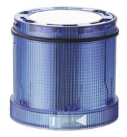 64751075 Werma Blue Blinking, Steady Effect Beacon for Use with KombiSIGN 72 Stacking Unit, 24 V ac/dc, LED Bulb, AC, DC, IP65
