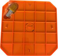 ssc310 Viso, Grey/Orange 620 mm Polypropylene Traffic Cone