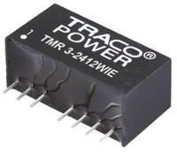 tmr-3-2410hi TRACOPOWER TMR 3HI DC-DC Converter, 3.3V dc/ 700mA Output, 18 → 36 V dc Input, 3W, Through Hole, +85°C Max Temp