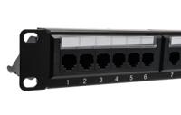 143-830 RS PRO Cat6 24 Port RJ Patch Panel UTP 1U Black