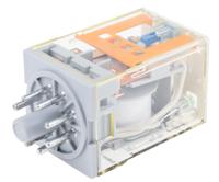 121-7829 RS PRO Plug In Power Relay, 24V dc Coil, 10A Switching Current, DPDT