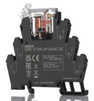 g2rv-st700-ap-24vacdc Omron G2RV-ST Series Electromechanical Interface Relay, DIN Rail Mount, 24V ac/dc Coil, SPDT, 1-Pole, 50mA Load