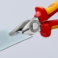03-06-180-t Knipex Combination Pliers, 180 mm Overall, Straight Tip, VDE/1000V