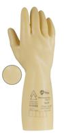 re036010 Polyco Healthline Electricians Gloves Yellow Latex Latex Electrical Insulating Gloves, Size 10, Latex Coating