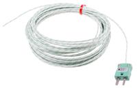 123-6317 RS PRO Type K Exposed Junction Thermocouple 10m Length, 1/0.508mm Diameter → +350°C