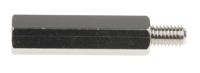 806-6641 RS PRO Standoff, M5 x M5 Thread, 30mm Body, Brass, Male/Female, 8mm Stud