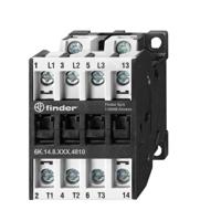 6k1481104310 Finder 6K Contactor, 110 V Coil, 4-Pole, 10 A, 4 kW 110 V, 4 NO, 400V