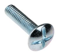 277-632 Bright Zinc Plated Steel Roofing Bolt, M6 x 25mm