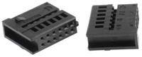 1379219-1 TE Connectivity, Micro Quadlok System Automotive Connector Socket Black 12 Way, Crimp Termination