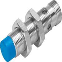 sien-m12nb-po-s-l Festo Inductive Threaded Barrel Proximity Sensor, M12, 4 mm Detection, PNP NC, 10 → 30 V dc