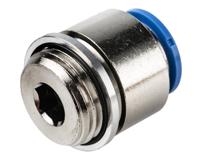 qs-g12-12-i Festo QS Series Straight Threaded Adaptor, G 1/2 Male to Push In 12 mm, Threaded-to-Tube Connection Style, 186115