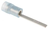 267-4502 RS PRO Insulated Crimp Blade Terminal 18mm Blade Length, 1.5mm² to 2.5mm², 16AWG to 14AWG, Blue