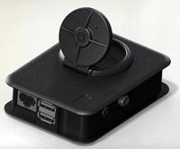 tek-cam9 OKW Enclosures ABS, Polycarbonate  Case for use with Raspberry Pi A, Raspberry Pi B in Black