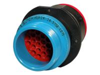 hdp24-24-31pe-l015 Deutsch Circular Connector, 31 Contacts, Bulkhead Mount, Standard Connector, Socket, Male, IP67, HDP20 Series
