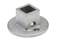 96121002 STAHLWILLE 9612 Series Square Set Adaptors, 5.8 x 3 cm, 1/2in Insert, Chrome Plated Finish