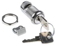 0305012 Euro-Locks a Lowe & Fletcher group Company Camlock, 20mm Panel-to-Tongue, 19.1 x 16.6mm Cutout, Key Unlock