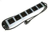 226720018 Kopp 1.4m 6 Socket Type F - German Schuko Extension Lead, 250 V ac