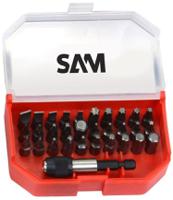 e900-j30b SAM Screwdriver Bit Set, Slotted: 3 - 4 - 4.5 - 5 - 5.5 - 6.5Phillips: 1 x No 1 - 3 x No 2 - 2 x No 3Pozidriv: 1 x No 1